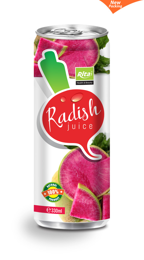 330ml سليم يمكن أن الفجل عصير